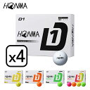 【在庫あり 即納】HONMA ホンマ D1 Ball 2024 D1 ボール 4ダースセット（12個入りx4）日本正規品【BT2401】 ゴルフボール