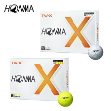 【2024年モデル】HONMAホンマTW-XBall1ダース（12個入り）TW-Xボールゴルフボール日本正規品【BT2402】