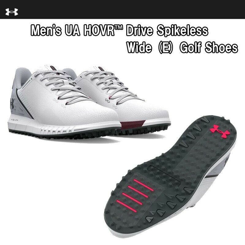 アンダーアーマー 【Under Armour】 Men’s UA HOVR Spikeless Golf Shoes Wideメンズ ホバー ドライブ スパイクレス ゴルフシューズ ワイド(3025079) USA海外正規品