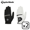 【2枚セット】テーラーメイド ゴルフグローブ デュラブル グリップ 3.0 グローブ UN151 左手用 メンズ TaylorMade GOLF