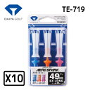 【10パックセット】ダイヤゴルフ エアロスパークティーエキストラロング 3本入 TE-719DAIYA GOLF AERO SOARK 全長94mm ブルー オ...