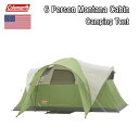 【即納！】コールマン モンタナ 6人用 テント COLEMAN Montana 6-Person Cabin Camping Tent with Extended Awning USA直輸入品 2000036412