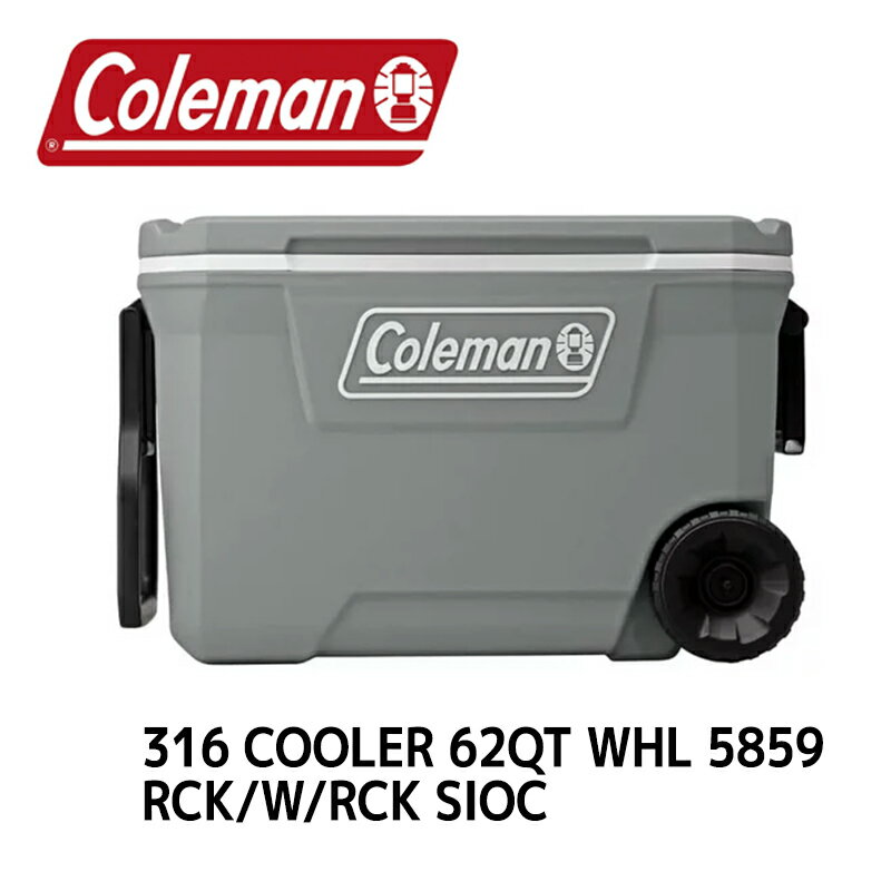 R[} N[[{bNXCOLEMAN 316 COOLER 62QT 5-Day Hard Cooler with Wheels bNO[58L{f[3000006487]