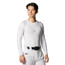 アンダーアーマー UAヒートギアアーマー コンプレッション ロングスリーブ クルー シャツ 1358646-100 White メンズ ベースボール UNDER...