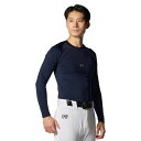 アンダーアーマー UAヒートギアアーマー コンプレッション ロングスリーブ クルー シャツ 1358646-410 MidnightNavy メンズ ベースボー...