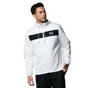 アンダーアーマー UAスポーツスタイル ウインドブレーカー 1365505-100 White/Black メンズ トレーニング UNDER ARMOUR