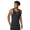 アンダーアーマー UAヒートギア コンプレッション スリーブレス タンク 1371947-001 Black メンズ バスケットボール UNDER ARMOUR
