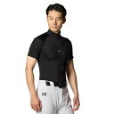 アンダーアーマー UAヒートギアアーマー コンプレッション ショートスリーブ モック シャツ 1358642-001 Black メンズ ベースボール UNDE...