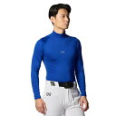 アンダーアーマー UAヒートギアアーマー コンプレッション ロングスリーブ モック シャツ 1358645-400 Royal メンズ ベースボール UNDER...