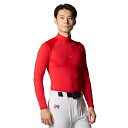 アンダーアーマー UAヒートギアアーマー コンプレッション ロングスリーブ モック シャツ 1358645-600 Red メンズ ベースボール UNDER A...