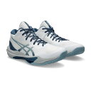 アシックス シューズ SKY ELITE FF MT 3 ホワイト/Dグレー 1051A081-100スカイエリート バレーボール メンズ ASICS