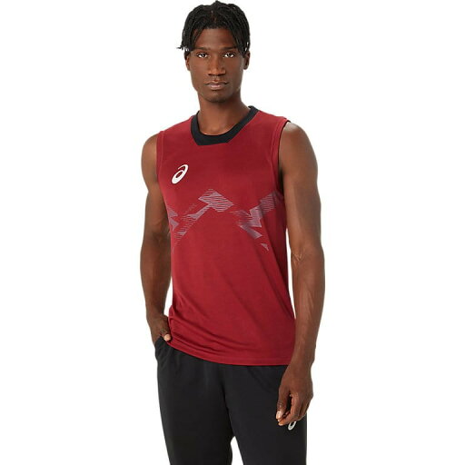 アシックス ドライプラクティスノースリーブ BEET JUICE 2111B806-600 ラグビー メンズ ASICS アシックス ドライプラクティスノースリーブ BEET JUICE 2111B806-600 ラグビー メンズ ASICS
