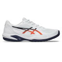 アシックス シューズ SOLUTION SWIFT FF 2 OC WHITE/NOVA ORANGE 1041A464-102ソリューションスイフト テニス ...