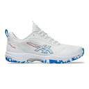 アシックス シューズ PRESTIGELYTE 5 OC WHITE/ELECTRIC BLUE 1043A022-101プレステージライト テニス ユニセック...