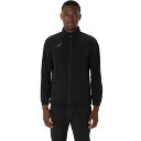アシックス STRETCH WOVEN SLIM JACKET 2101A298-001 サッカー メンズ ジャケット ブラック ASICS