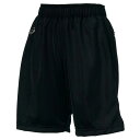 アシックス W’Sユニフォームパンツ ハーフパンツ ブラック BAL310-90 ベースボール 野球 レディース ASICS