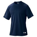 アシックス ベースボールTシャツ ネイビー BAT004-50 ベースボール 野球 メンズ ASICS