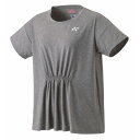 ヨネックス Tシャツ. 16714 グレー ウィメンズ レディース 半袖トップス YONEX(4)