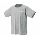 ヨネックス ドライTシャツ. 16803 グレーモク ユニセックス 男女兼用 半袖トップス YONEX