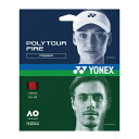 ヨネックス テニス ストリング ポリツアー ファイア 130 PTGF130-001 レッド YONEX