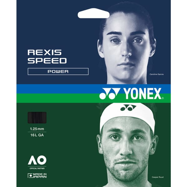 ヨネックス テニス ストリング レクシススピード130 TGRSP130-007 ブラック YONEX