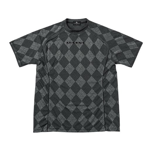 ルーセント テニス Uni ゲームシャツ XLH1989 ブラック ユニ 男女兼用 LUCENT