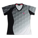 ルーセント テニス Ladies ゲームシャツ XLH2499 ブラック ウィメンズ レディース LUCENT