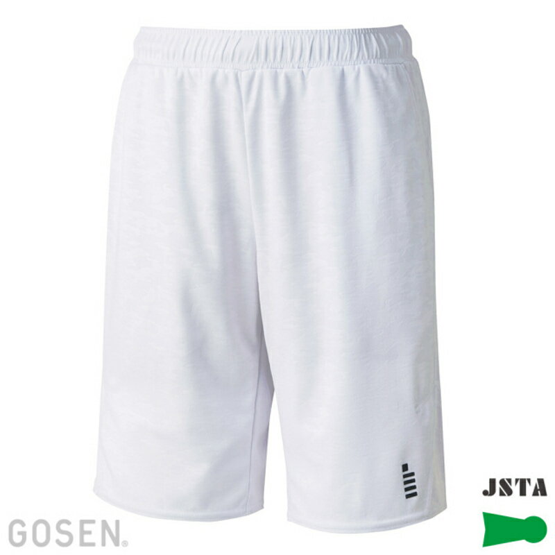 【店内全品エントリーでポイント10倍[27日1:59まで]】ゴーセン テニス ハーフパンツ PP2340(30) ホワイト GOSEN
