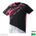 ゴーセン テニス ゲームシャツ T2402(39) ブラック GOSEN