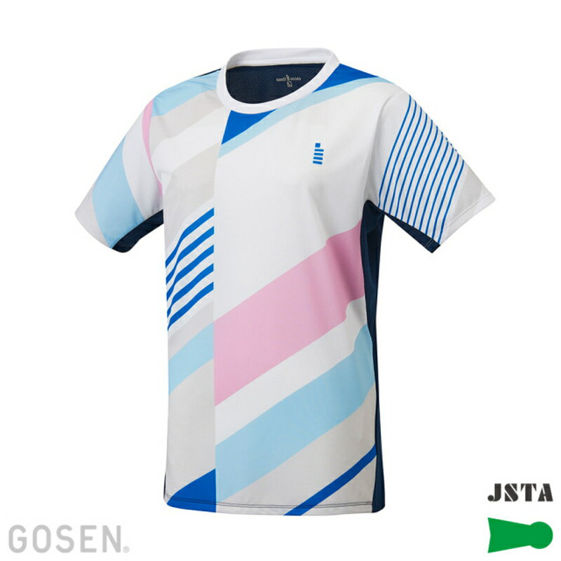 ゴーセン テニス レディース ゲームシャツ T2451(30) ホワイト GOSEN