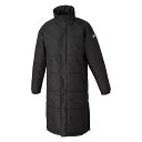ダンロップ UNISEX LONG COAT DAF-6341 ロングコート ブラック テニス ユニ 男女兼用 DUNLOP