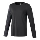 ダンロップ WOMEN'S LONG SLEEVE T-SHIRT DAL-8422W 長袖Tシャツ ブラック テニス ウィメンズ レディース DUNLOP