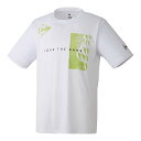 ダンロップ UNISEX T-SHIRT DAL-8441 Tシャツ ホワイト テニス ユニ 男女兼用 DUNLOP