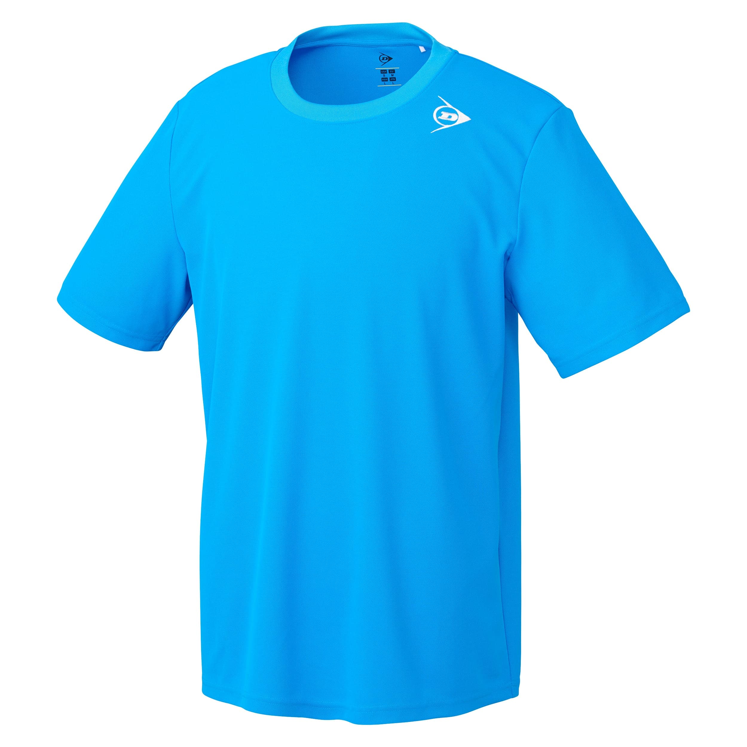 【店内全品エントリーでポイント10倍[27日1:59まで]】ダンロップ UNISEX T-SHIRT(ジュニア対応)DAL-8445 Tシャツ ブルー テニス ユニ 男女兼用 DUNLOP