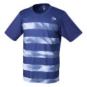 ダンロップ UNISEX GAME SHIRT DAP-1401 ゲームシャツ ネイビー テニス ユニ 男女兼用 DUNLOP