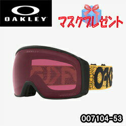 S[O I[N[ 21-22Nf OAKLEY FLIGHT TRACKER L SNOW GOGGLE tCg gbJ[ L Xm[ S[O OO7104-53 Global Fit X^_[htBbg