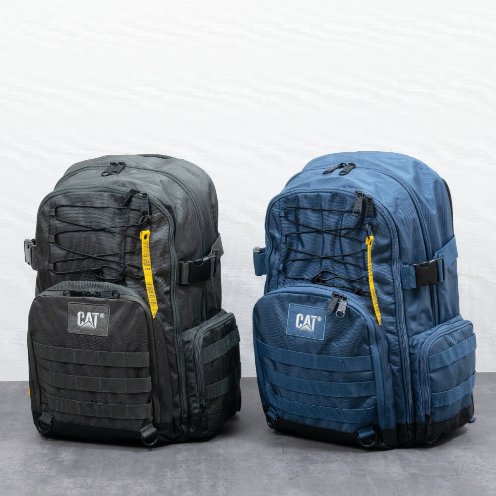 【期間限定70％OFF！5点購入クーポンで】Caterpillar リュック ビジネスリュック リュックサック デイパック メンズ レディース バイク 通勤 通学 出張 旅行 収納 バックパック リュックサック 黒 スポーツ 学生 大人 シンプル Brooklyn cat84175