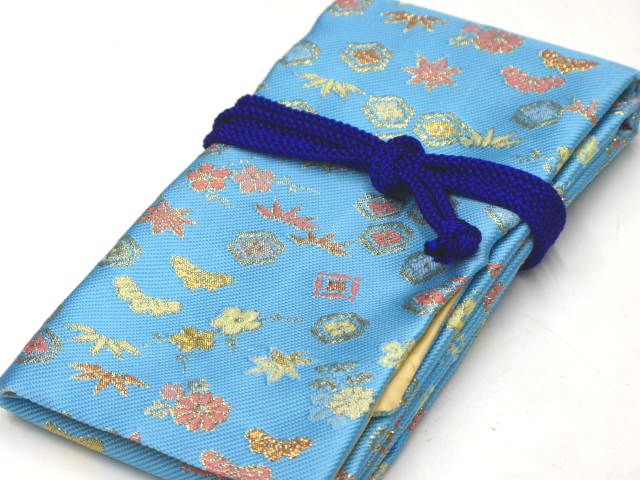 錦生地　／　長さ81センチ、幅10.5センチ 上部先端より約28センチの個所のとじ紐が縫い付けれられております。 実物と画面上では色合いが若干異なる場合がございます。