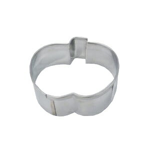 (お取り寄せ商品)18-8ステン抜き型 リンゴ 62×65×24mm(常温) 業務用