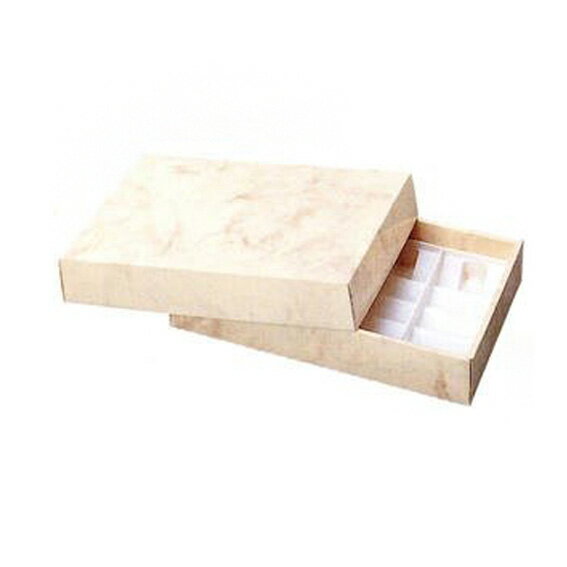 ティータイム マーブル 10ヶ用 248×165×53mm フタ・ソコ+トレーの3点セット 25枚(常温) 業務用