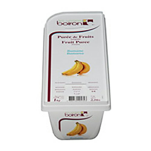 boiron (ボワロン) バナナピューレ 1kg (冷凍)ボアロン 業務用