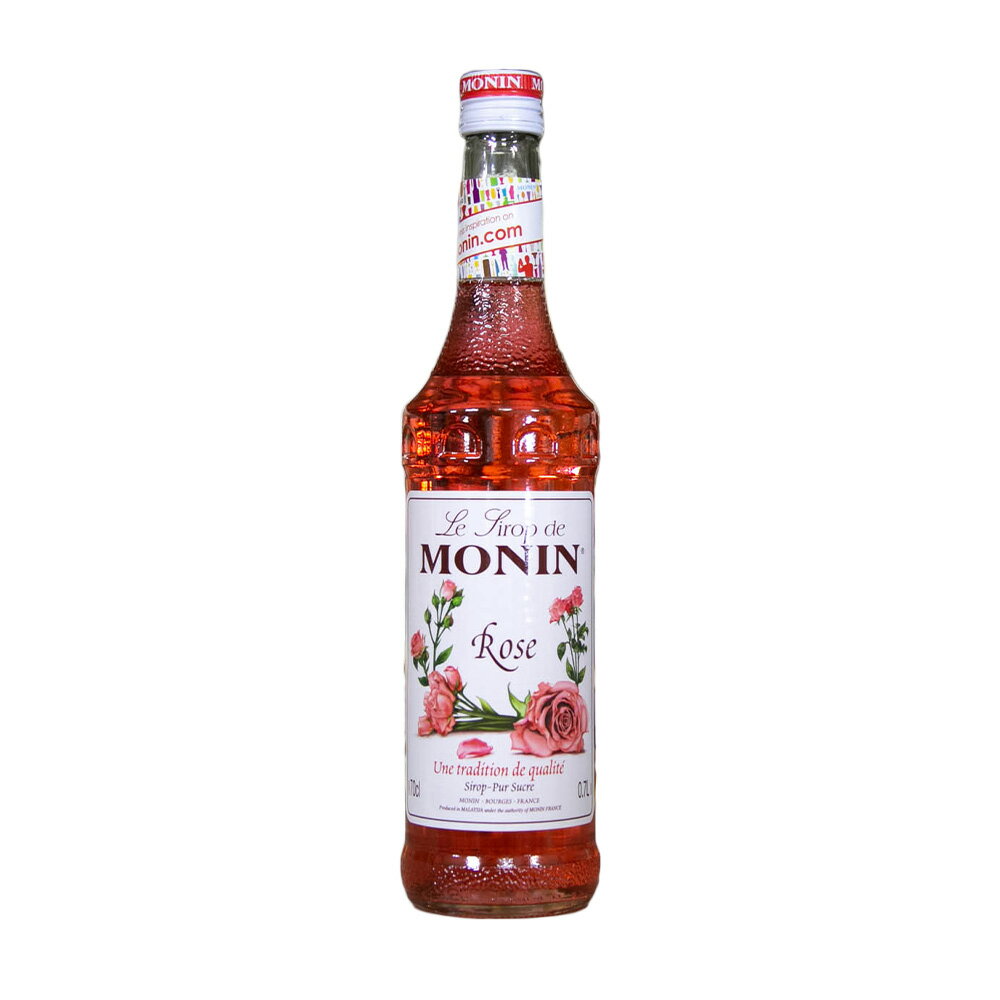 【バレンタインセール！ポイント5倍】モナン ローズ シロップ 700ml(常温) バラ 薔薇 フレーバーシロップ ソース monin モナン社 製菓用 製パン用 お菓子 手作り 材料 業務用