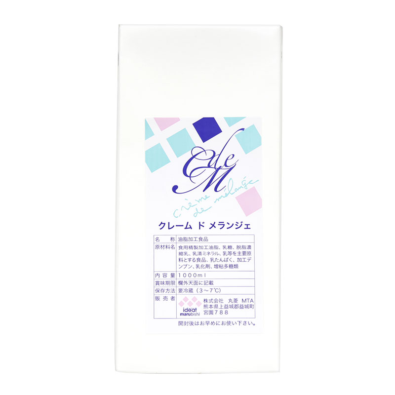 丸菱 ブレンド用クリーム クレームドメランジェ 1000ml 1L(冷蔵) 業務用