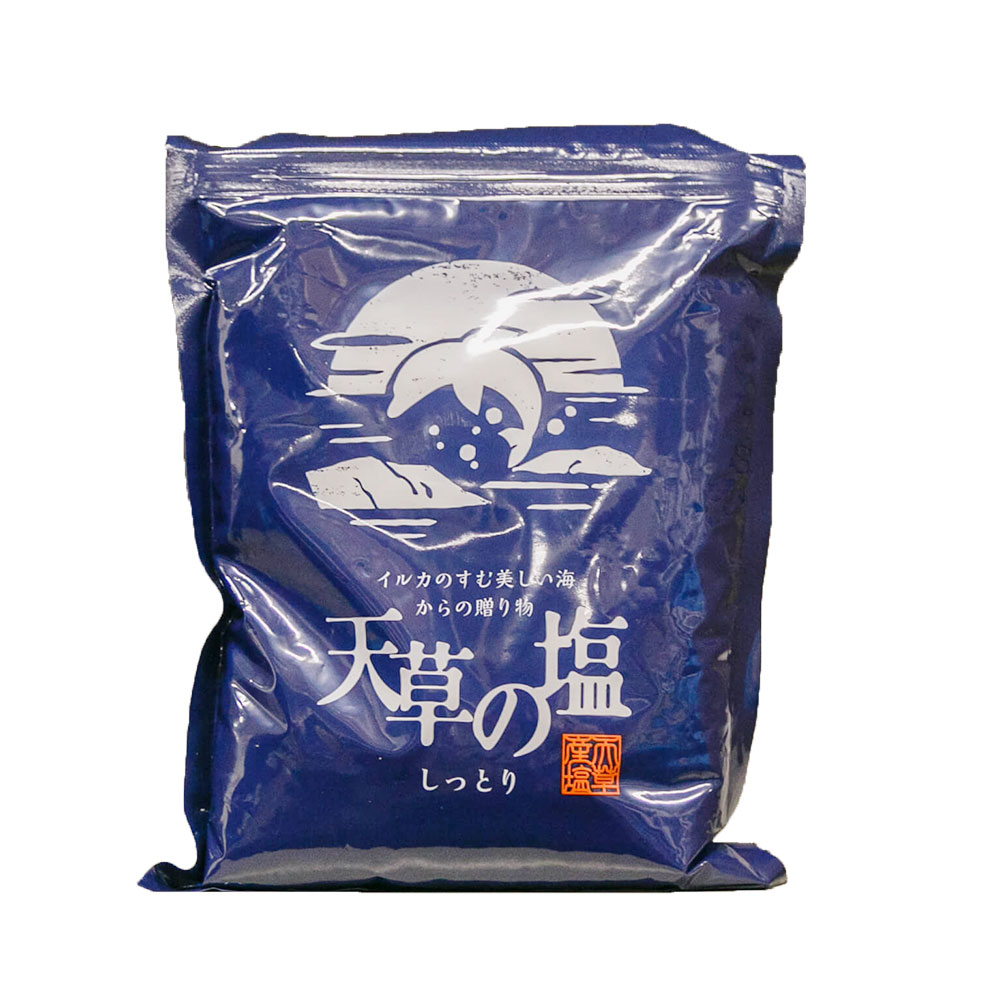 九電産業 天草の塩 しっとり 1kg (常温) 食塩 しお 海水塩 ソルト 無添加 天草 平釜製法 業務用