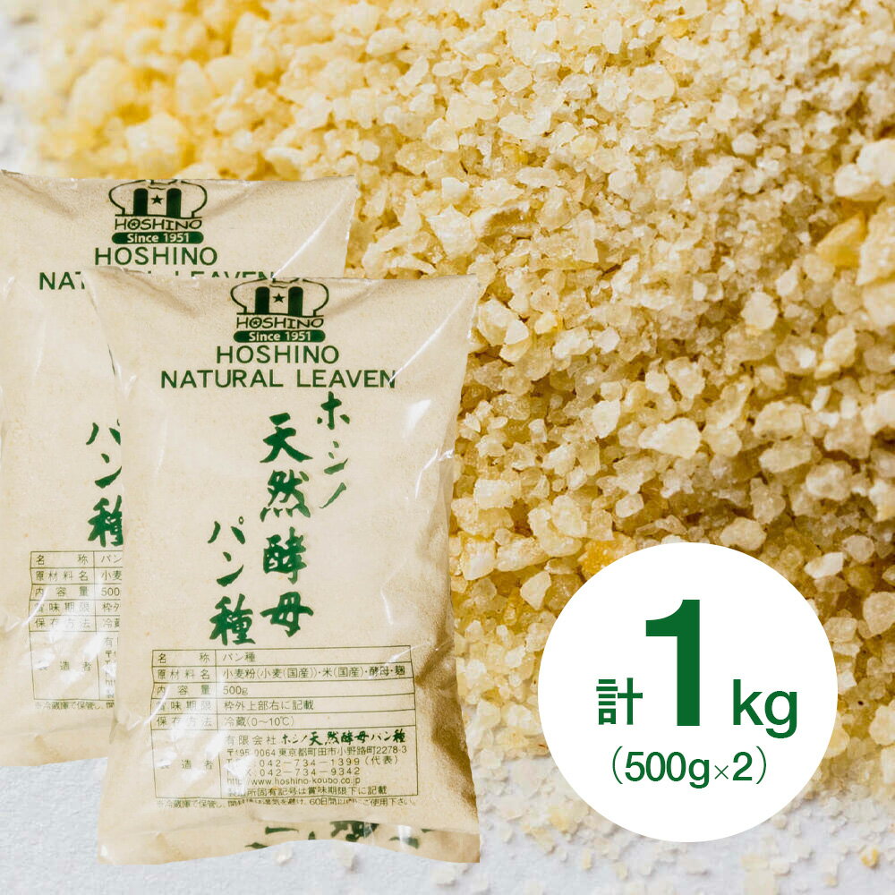  ホシノ 天然酵母パン種 500g×2個(冷蔵) 業務用