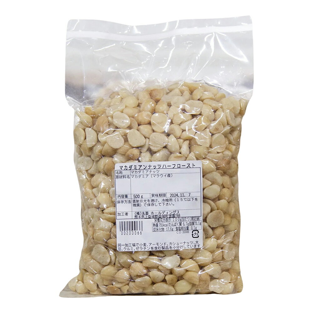 マカダミアナッツハーフ ロースト 500g(常温) 業務用