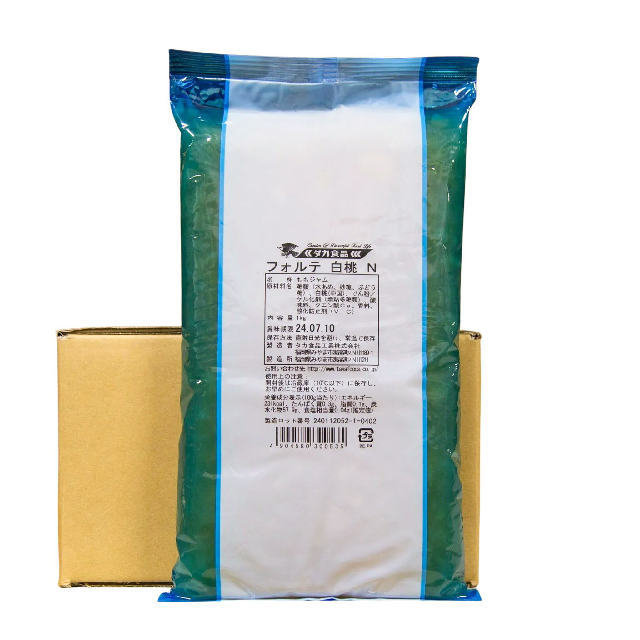フォルテ 白桃 1KG タカ食品工業 タカ食品工業