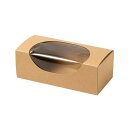 IK ナチュラル BOX 130(窓付) 100個 伊藤景パック産業 クラフト