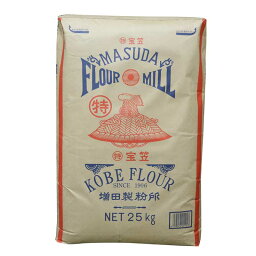 【お買い物マラソン！ポイント最大10倍】増田 特宝笠 製菓用薄力粉 25kg(常温) 業務用