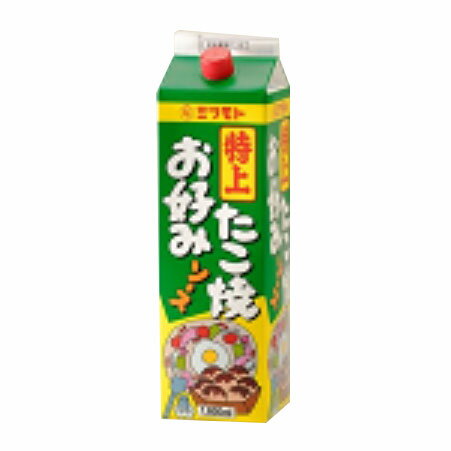 【お取り寄せ商品】密本 特上 業務用お好み焼きソース たこ焼きソース 1.8L　1800ml×8【常温】